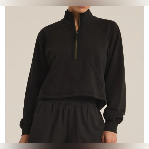 Z Supply Jackets & Blazers - Z Supply On the Run Half Zip Sweatshirt